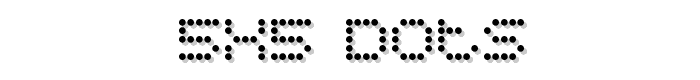 5x5 Dots font